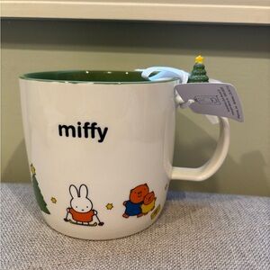 Miffy Christmas Green Mug Brand New